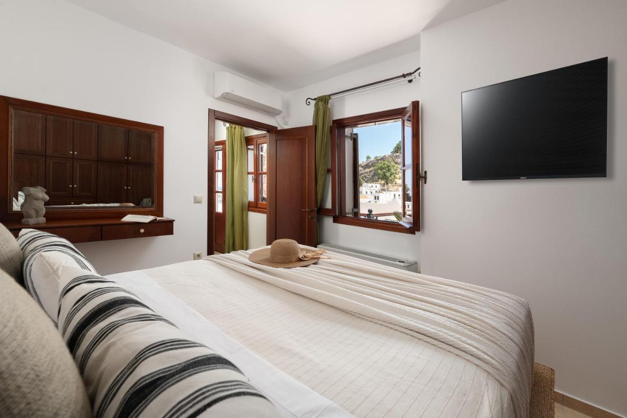 Lindos Luxury Belfry Apartment エクステリア 写真