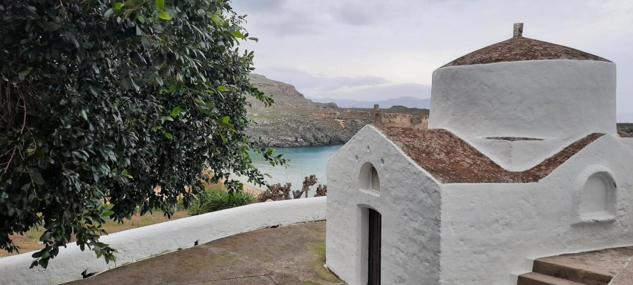 Lindos Luxury Belfry Apartment エクステリア 写真
