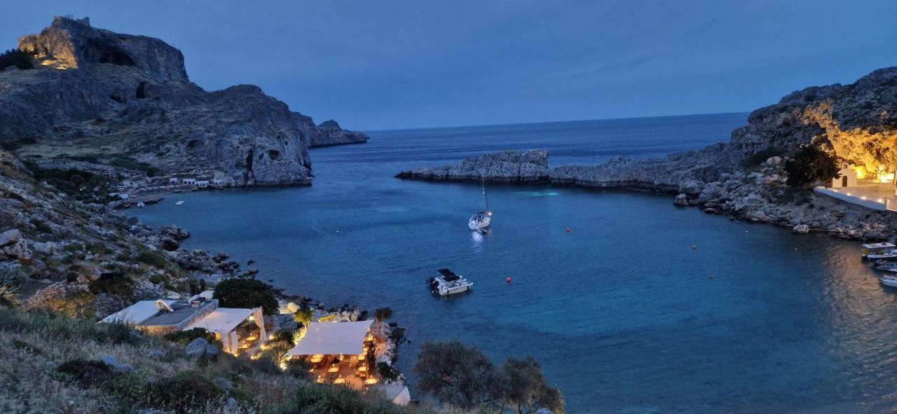 Lindos Luxury Belfry Apartment エクステリア 写真